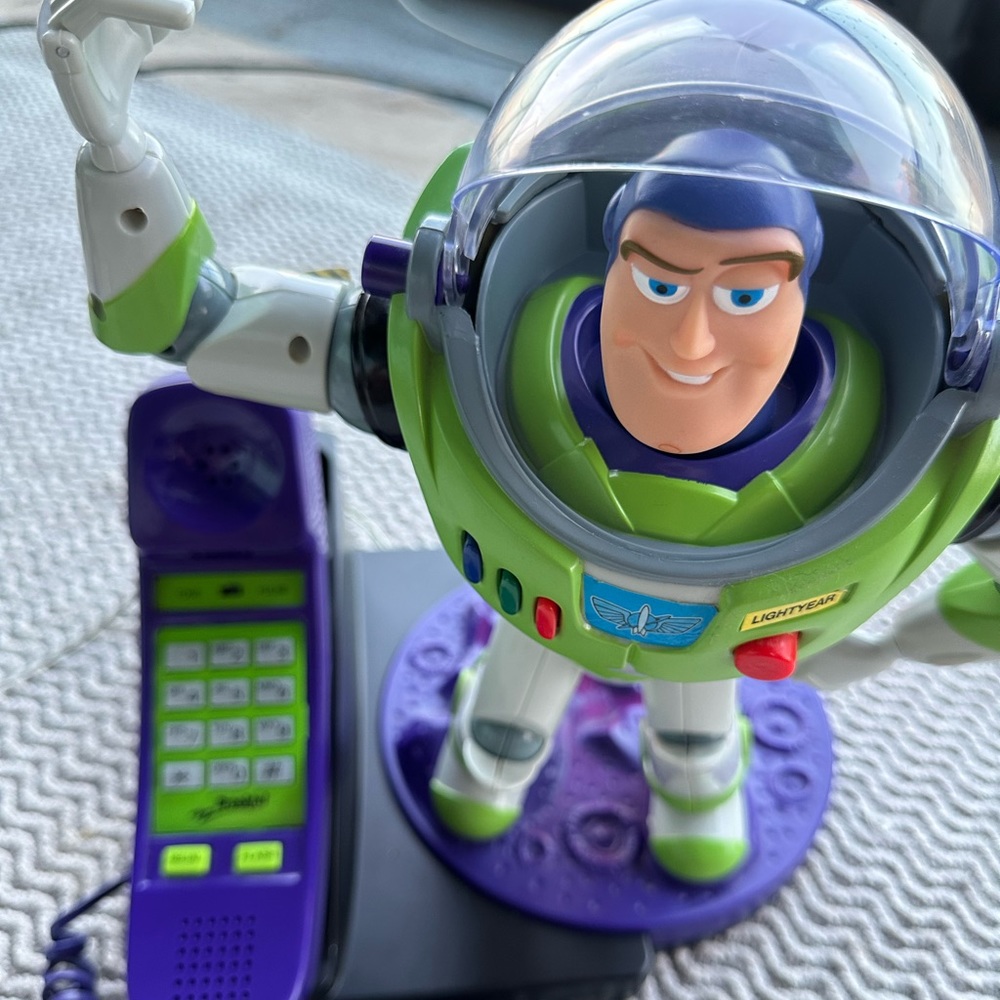 1996 Toy Story Buzz LightYear Disney Telephone